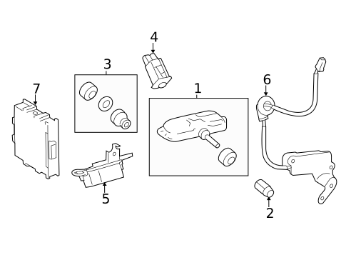 Switches, Solenoids & Actuators for 2017 Lexus ES350 #0