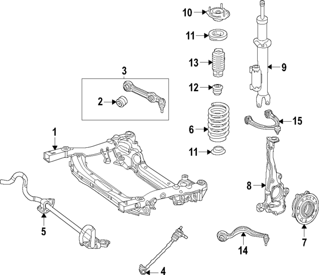 2133213204 - Suspension: Coil Spring for Mercedes-Benz Image