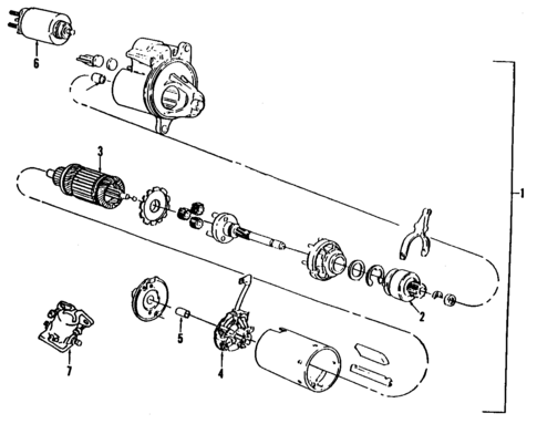 Starter for 1996 Ford Bronco #0