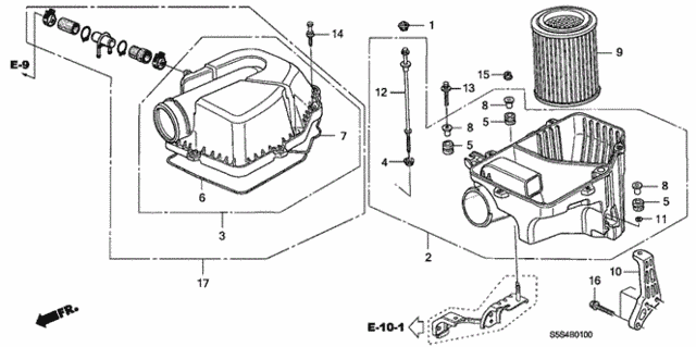 Air Cleaner for 2005 Honda Civic #0