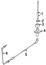 F7CZ18812AC - Electrical: Antenna Cable for Ford Image
