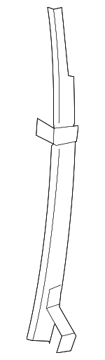 55276444AD - Body: Guide Channel for Dodge: Ram 1500, Ram 2500, Ram 3500 Image