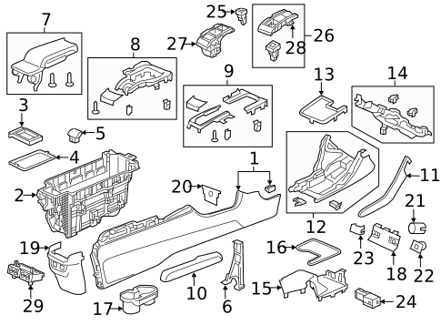 Parking Brake for 2018 Honda Civic #3