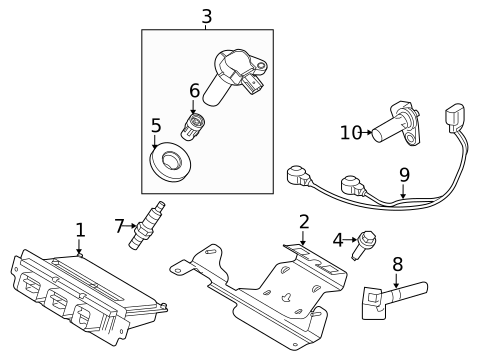 Hardware, Fasteners & Fittings for 2010 Ford Flex #0