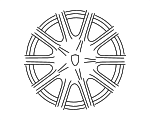 958362136218Z8 - Suspension: Wheel, Alloy for Porsche: Cayenne Image