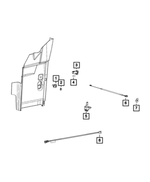 55057316AA - Electrical: Courtesy Lamp, Right for Ram: 1500, 2500, 3500 Image
