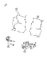 68257369AB - Electrical: Seat Cushion Wiring for Mopar Image