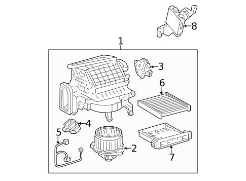 Filters for 2004 Lexus RX330 #0