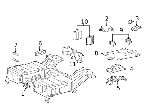 Battery for 2018 Toyota RAV4 #2