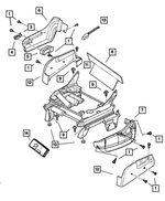 UE241D5AA - : Seat Shield Side, Left, Inboard for Mopar Image