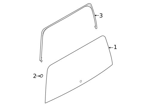 Glass & Hardware - Back for 2020 Land Rover Defender 90 #0