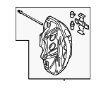 34108844341 - Brakes: Caliper Assembly for BMW Image