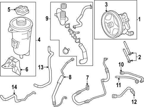 Pump & Hoses for 2021 Ford E-450 Super Duty #1
