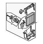 4G1820023 - : Evaporator Case for Audi: A6, A6 Quattro, A7 Quattro, RS7, S6, S7 Image