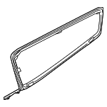 878102JAB0 - Body: Quarter Glass for Kia: Borrego Image