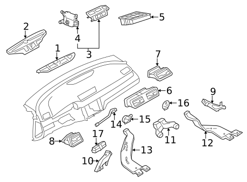 Ducts for 2015 Volkswagen CC #0