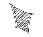 10261608 - Body: Cargo Net for Chevrolet: Venture | Oldsmobile: Silhouette | Pontiac: Montana, Trans Sport Image
