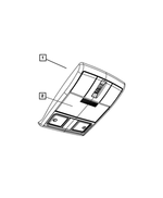 1MT681W1AB - Interior Trim: Overhead Console for Mopar Image