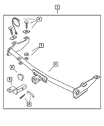 5019180AA - Mopar Accessories - Component Parts: Hitch Hardware Kit for Mopar Image