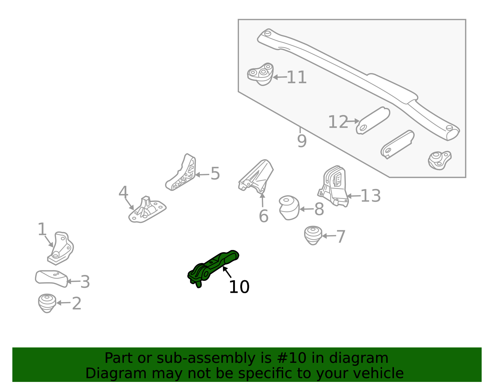 30748810 - High-Quality Engine Torque Strut for 2005-2011 Volvo XC90 ...