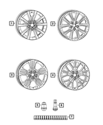 5154061AA - Wheels: Wheel Weight for Mopar Image