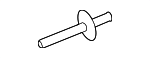 9132667 - Body: Bumper Cover Support Rail Rivet for GM Image