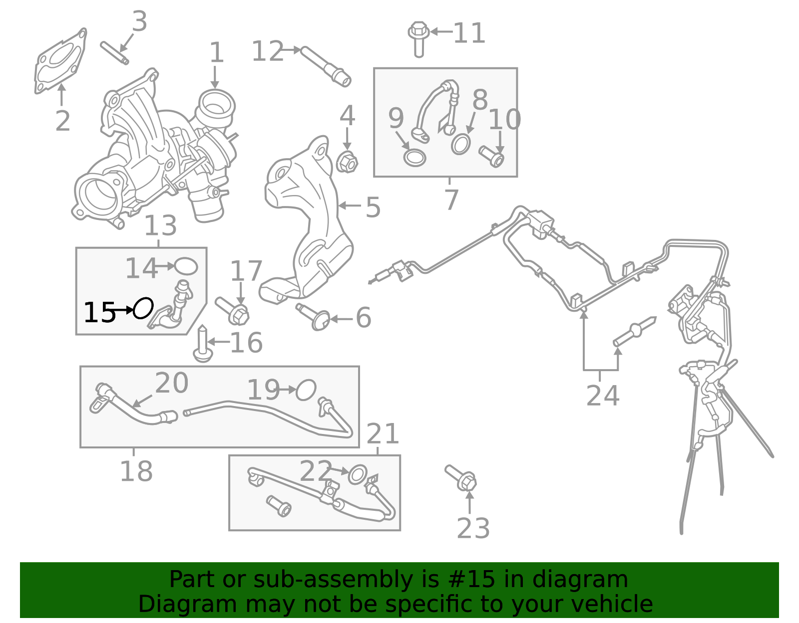 EJ7Z-6N652-A - Oil Return Tube Gasket 2015-2025 Ford | Ford Parts Center