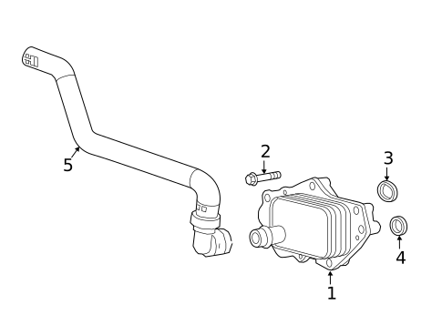 Oil Cooler for 2018 Chevrolet Cruze #0