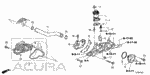 194505J2A00 - Engine: SEAL, V-BANK (LOWER) for Acura Image