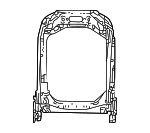 68376555AB - Body: Seat Back Frame for Mopar Image