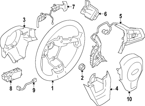 Steering Wheel & Trim for 2025 Subaru Forester #0