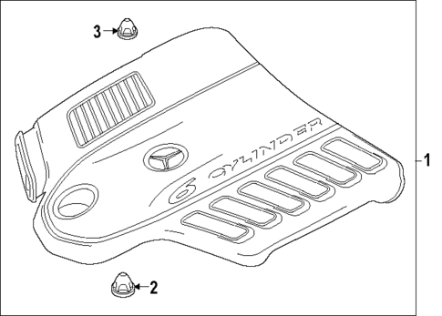 Engine Appearance Cover for 2025 Mercedes-Benz E450 #0