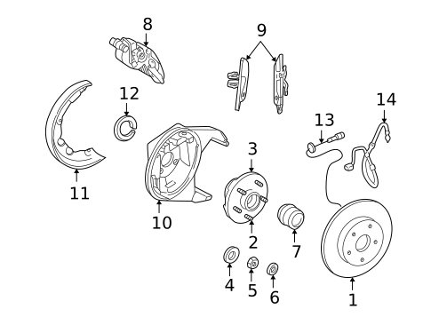 Brake Components for 2002 Chrysler Concorde #0