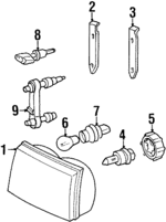 E1AZ13410A - Electrical: Socket &amp; Wire for FORD Image