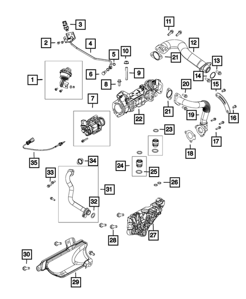 EGR System for 2014 Jeep Grand Cherokee #0