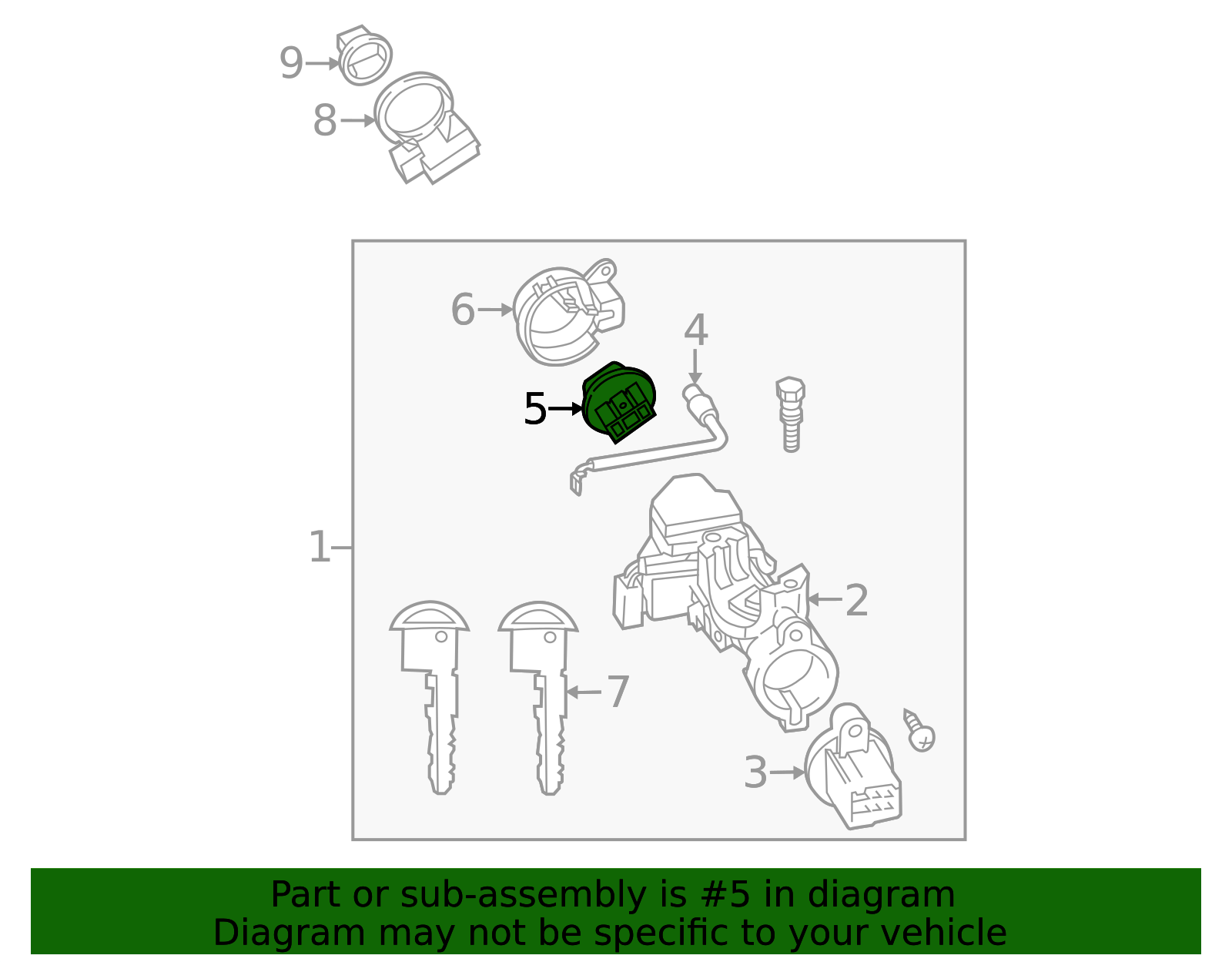 2006-2015 Mazda Knob D6Y1-76-142 | TascaParts.com