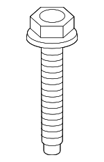 31106872062 - Suspension: Suspension Cross-member Mount Bolt for BMW Image