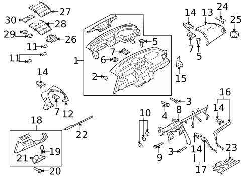 Instrument Panel for 2009 Mazda 6 #0