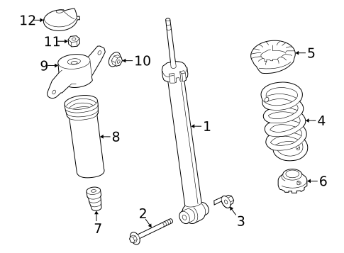 Suspension, Springs & Related Components for 2020 Jaguar E-Pace #1