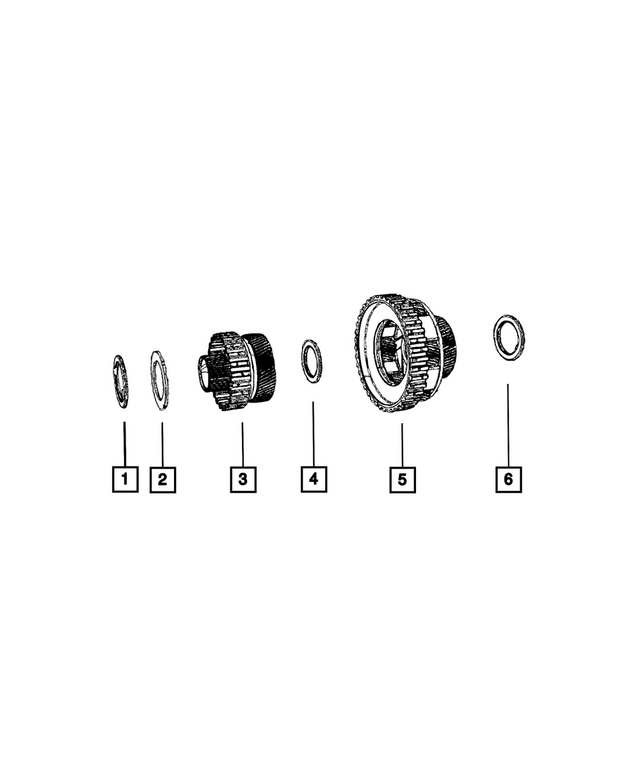 4799459 - Transmission: Needle Roller Thrust Bearing for Mopar Image