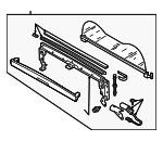 8N78629536PS - Body: Deflector Assembly for Audi: TT, TT Quattro Image