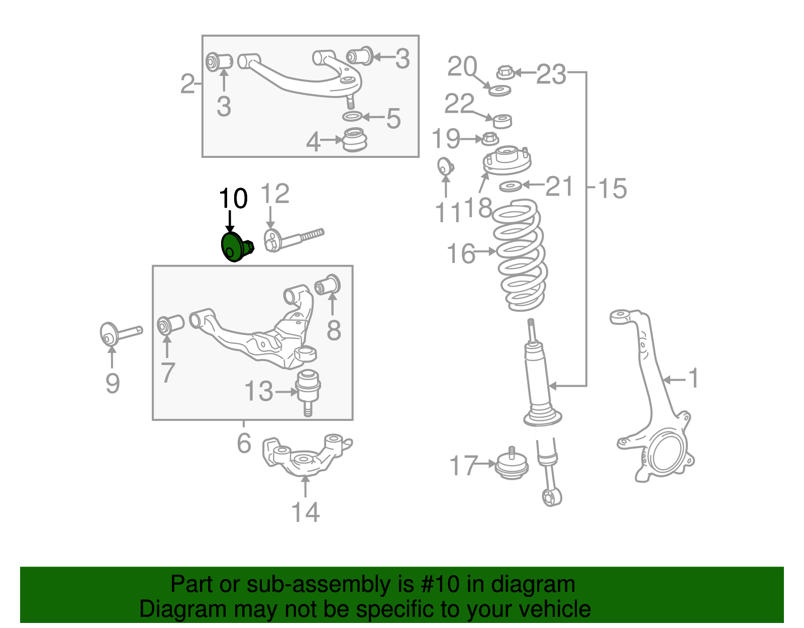 48452-35020 - Alignment Camber Adjusting Eccentric (Front