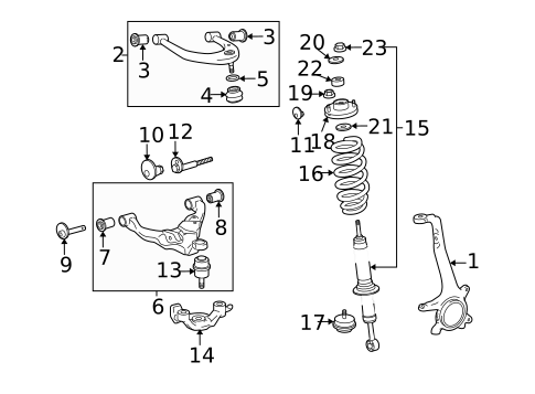 Suspension Components for 2006 Toyota Tacoma #0