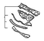 1C0803147K - Body: Cowl Panel for Volkswagen: Beetle Image