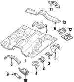 8971643220 - : Mount Bracket for Acura Image