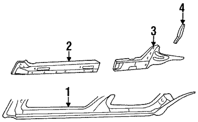 4646108 - Body: Floor Sill for Mopar Image