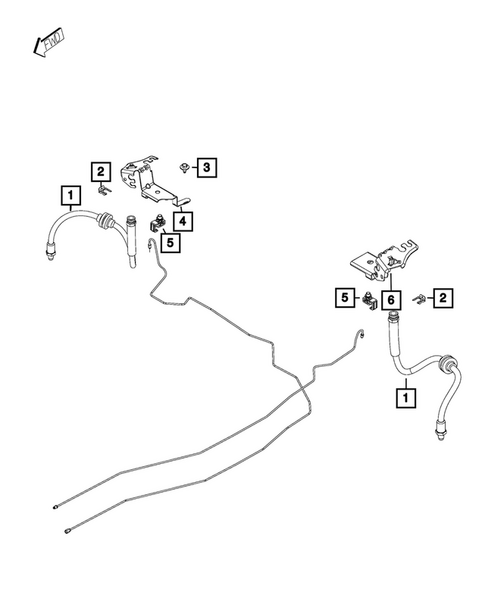 Hydraulic Control Unit, Brake Tubes and Hoses for 2026 Jeep Compass #3