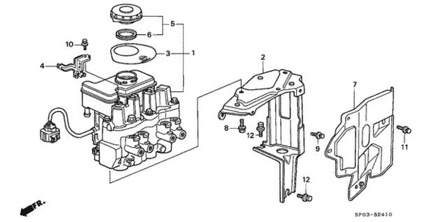 ABS Modulator for 1995 Acura Legend #0