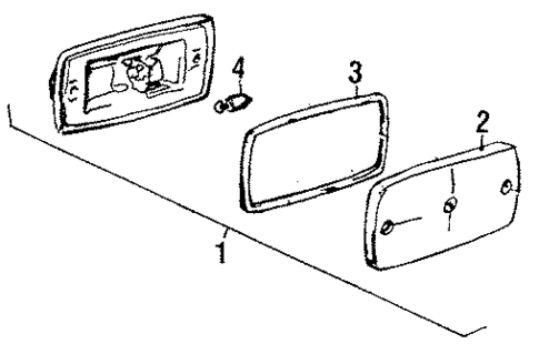 Side Marker Lamps for 1988 BMW 535i #0