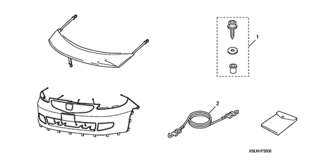 Nose Mask for 2007 Honda Fit #0